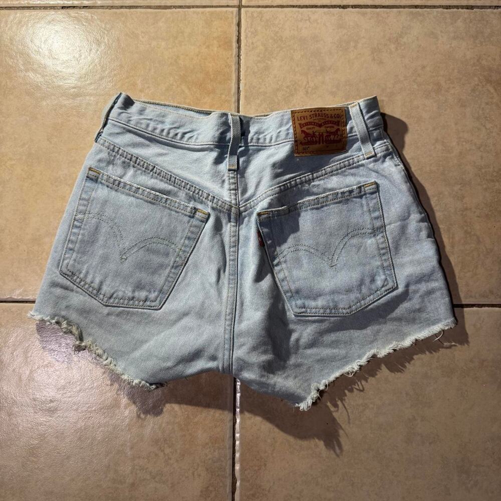Vintage y2k levis 501 blue denims shorts size 26 in Womens